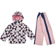 Efreeder 兒童微笑撞色滑雪服套裝