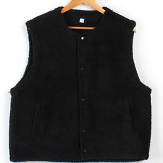 PLAYS 男士搖粒絨按扣背心