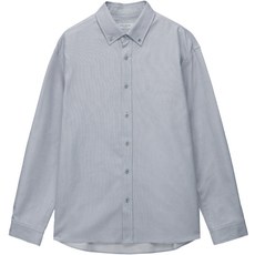 Mind Bridge 男款All Day拉絨牛津布寬鬆襯衫 MWWS7150