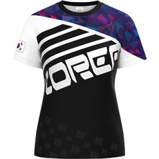 Smax 韓國女款寬肩合身羽毛球 T 卹 SMAX-04