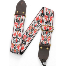 DAS MUK Congteam吉他背帶肩帶 白色, 1個