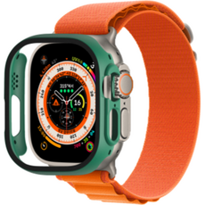 꼬까 스마트워치 풀커버 액정 커버 케이스 49mm, 그린