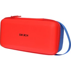 DAEHAN 適用於 Nintendo Switch OLED 一體機收納袋收納盒收納袋, AMN-GAND003（紅藍）, 1個