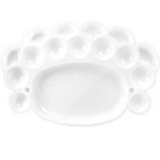 Highery 美術用品 水彩調色盤 類型 10, 16格, 1個