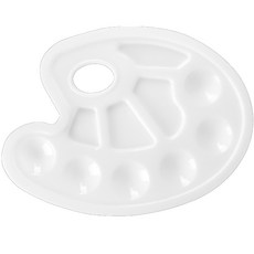 Highery 美術用品 水彩調色盤 17號, 1個, 10格