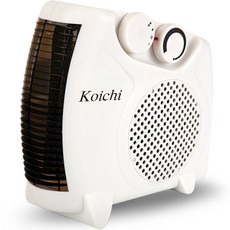 Koichi Electrical 迷你暖風機, 白色, JG-908F