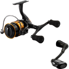 Abu Garcia Colors SP 2500S 雙柄 + 平柄蛋餌帶魚捲線器套組, 黃色的, 單品