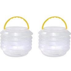 Keep打磨折疊桶2p, 01透明