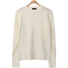 레이먼 남성용 홀덴 오버핏 라운드 와플 니트티