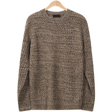 레이먼 남성용 메이킹 루즈핏 보카시 니트티