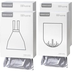 MONACO OLIVE 壁掛式人生垃圾分類簡易塑膠袋捲 一般型150入 + 提把型75入組合, 1套