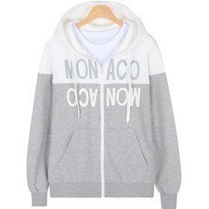 Freestyle 男款摩納哥配色MZ Cheonmuyeol連帽拉鍊外套