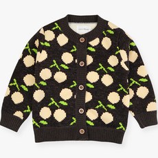 amare illael 女童大櫻桃針織開襟衫