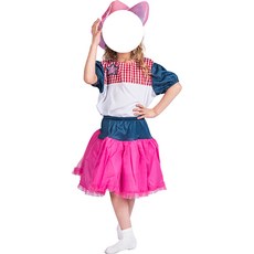 PARTY COSTUME 可愛牛仔裙套裝 cosplay HR262