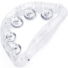 노래방 LED 탬버린 22 x 13 cm MACC-02, 화이트, 1개