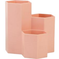 아베른 펜케이스 화장품정리통, 핑크, 1개