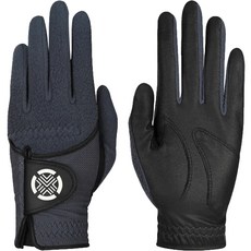 TECH SKIN 中性款冬季絨毛高爾夫手套 雙手用, 灰色