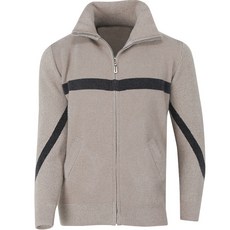 Ferra US 男士線條彩色針織高爾夫套頭衫 GRBFO220108