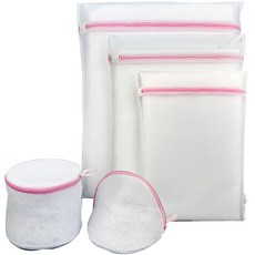 Dunhome 細密安心網眼方形洗衣袋5件組, 1套