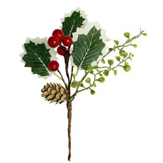 Juang Objet Rundle 聖誕人造花 02, 混合色, 1個