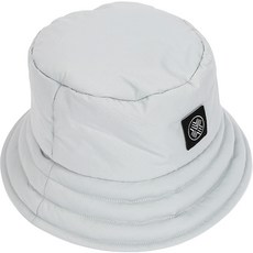 TECH SKIN 徽章Logo鋪棉漁夫帽 高爾夫球帽, 灰色