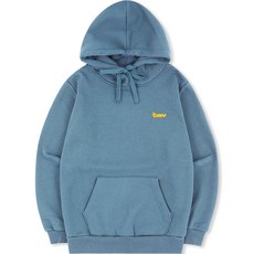 로로리 여성용 ORY 스몰로고 기모 후드 티셔츠