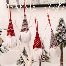 PEONIST 可愛聖誕精靈樹裝飾4件組, B, 1個