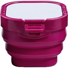 KIPSENDING 美術水彩調色盤兩用水桶, 紅色