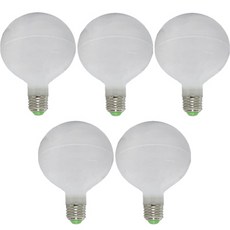 Gaon LED 12W 長型球泡燈 白色 5入, 燈泡色, 5個