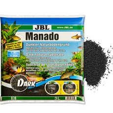 JBL 마나도 다크 수초 소일 바닥재, 1개, 3L
