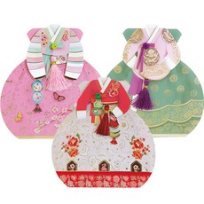 Character One From&To 福袋韓服零用錢信封 3件組 FB309-123, 1套, 混合色