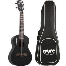BWS EST&1988 入門學習尤克里裡+包套組黑色, 58cm
