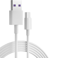 바이핏 C타입 5A 고속충전케이블, 화이트, 1.5m, 1개