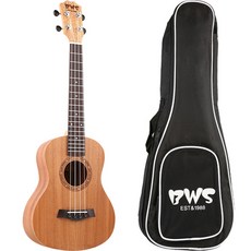 BWS EST&1988 入門學習用烏克麗麗 + 琴袋組合 棕色A, 次中音, 1個