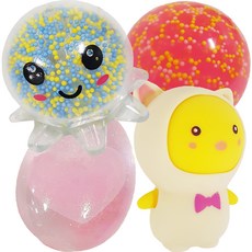 agaplus 軟軟LED章魚 + 泡泡 + 穿衣小雞 + 心動蛋組合, 隨機出貨