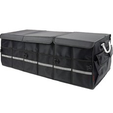 KM Motors 牛津折疊行李箱收納袋, 黑色