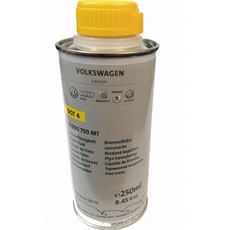 奧迪大眾正品 DOT4 制動液 250ml, B000750M1, 1個