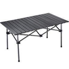 심플리앤 초간편 접이식 캠핑 테이블, 블랙