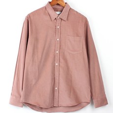 플레이즈 남성용 코듀로이 카라넥 셔츠 남방