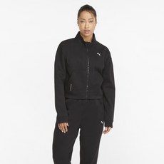 푸마 여성용 트레이닝 패이버릿 니트 트랙슈트_TRAIN FAVORITES KNIT TRACKSUIT_블랙