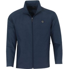 LUCEN 男士鏤空印花彩色拉鍊口袋春秋季高爾夫套頭衫 GRBFO220125