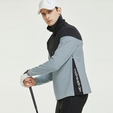 NEVERMINDALL 撞色高領套頭風衣 TS034