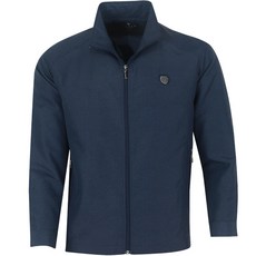 LUCEN 男式切口印花拼色拉鍊口袋高爾夫套頭衫 GRBFO220125