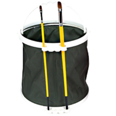 Avern 帆布可折疊藝術水桶, 黑色的