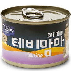 테비토퍼 고양이 테비맘마 간식캔, 타우린, 160g, 24개