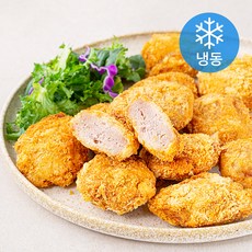 탐스푸드 제주흑돼지 미니돈가스 (냉동), 350g, 1개