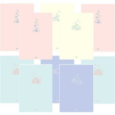 아이비스 컬러 미니 노트, 10개, 랜덤발송
