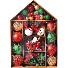 Sso&Young 聖誕樹裝飾高級吊飾套組, 聖誕老人, 1個