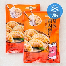 이차돌 차돌김치만두 (냉동), 350g, 2개