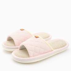 Living Truck 格紋客廳室內拖鞋, 粉紅色